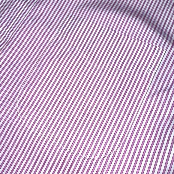 Vintage Gitman Bros L Pink Italian Poplin Stripe Button-Down OCBD USA - Picture 6 of 9
